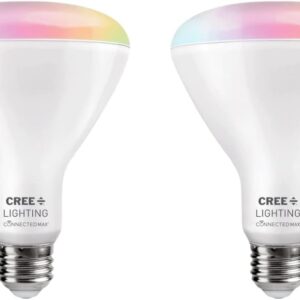 Connected Max 65W Dimmable Smart LED Light Bulb (2-Pack)