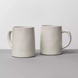 SET OF 2 Stoneware Mug 14oz