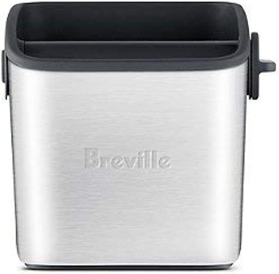 Knock Box Mini in Stainless Steel Construction-Dishwasher Safe, Silver