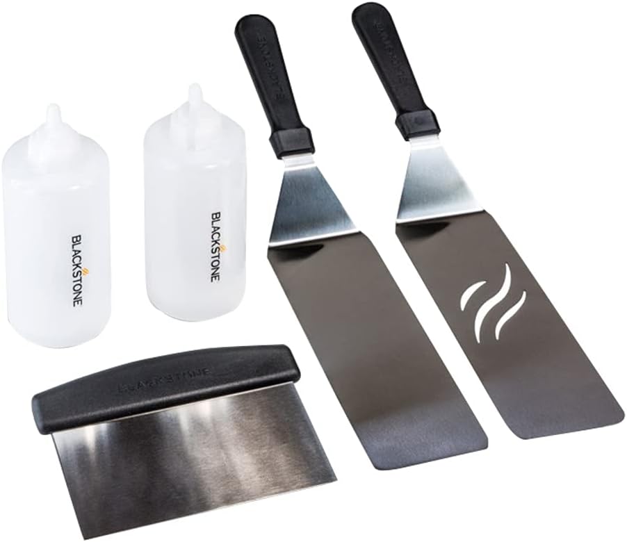 Flat top Griddle Accessory Tool Kit (5 Pieces)