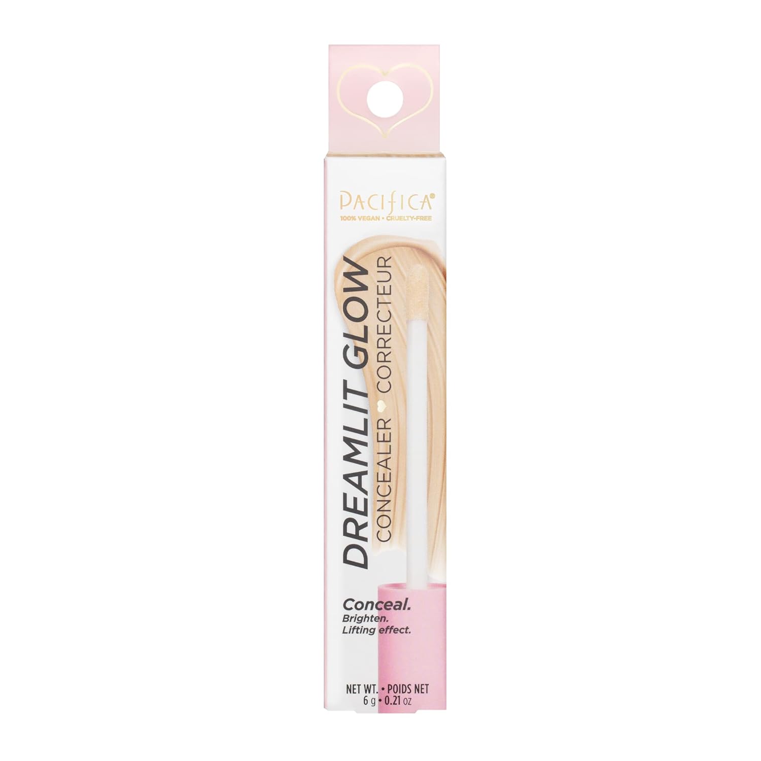 Pacifica Concealer – DreamLit Glow Full Coverage Concealer with Squalane for Dark Circles & Dark Spot Correction, Lightweight & Long-Lasting, Vegan & Cruelty-Free, Shade 09 (Warm Honey) - Image 5