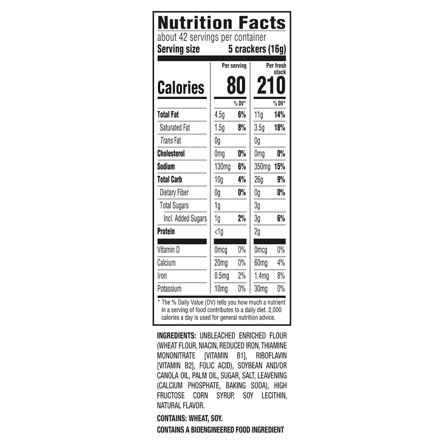 RITZ Fresh Stacks Original Crackers, Party Size, Travel Snacks, 23.7 oz (16 Multi Snack Packs) - Image 3