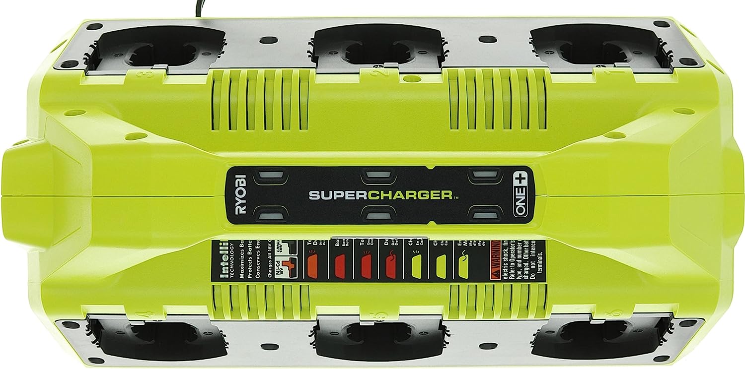 P135 18V One+ 6 Port Lithium Ion Battery Supercharger