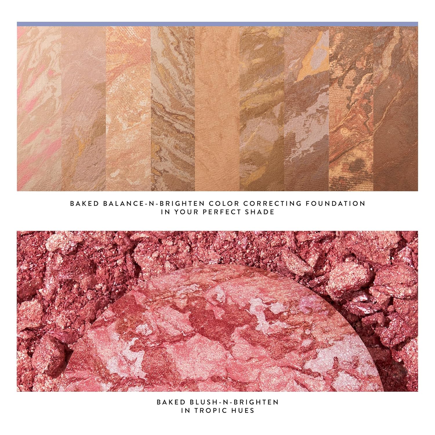LAURA GELLER NEW YORK Blush-n-Balance 3pc Kit Baked Balance-N-Brighten Color Correcting Foundation, Light + Retractable Kabuki Brush + Baked Blush-N-Brighten, Tropic Hues - Image 3