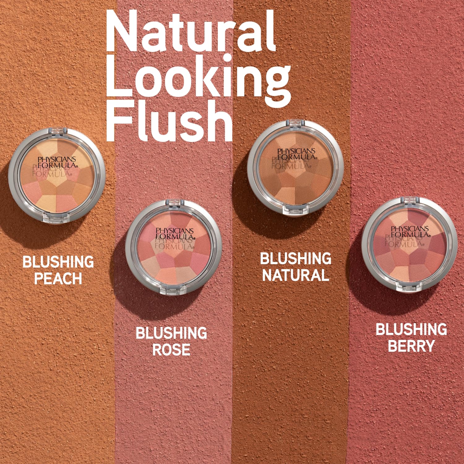 Physicians Formula Powder Palette Multi-Colored Blush Powder Blushing Rose, Dermatologist Tested - Image 3
