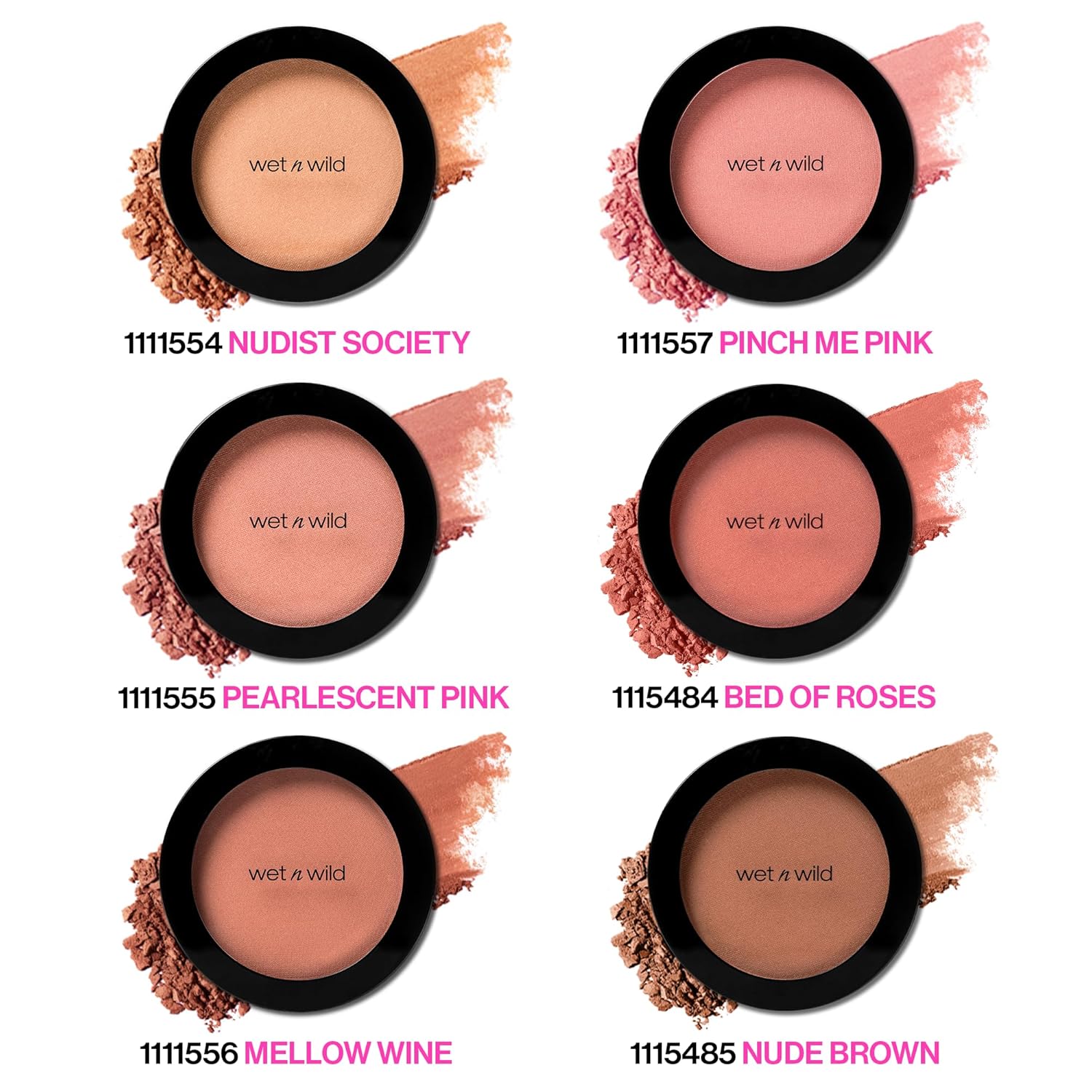 wet n wild Color Icon Blush, Effortless Matte Natural Sheer Glow & Seamless Blend, Luxuriously Infused Smooth Jojoba Oil, Cruelty-Free & Vegan - Bed of Roses - Image 4