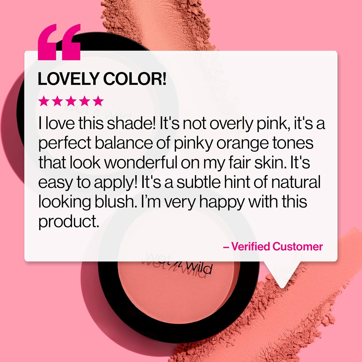 wet n wild Color Icon Blush, Effortless Matte Natural Sheer Glow & Seamless Blend, Luxuriously Infused Smooth Jojoba Oil, Cruelty-Free & Vegan - Bed of Roses - Image 6